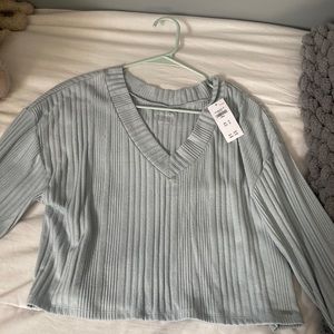 Hollister Gilly Hicks Long Sleeve Crop Top